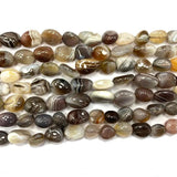 Gray Persia Agate 8-10mm Stone Beads for Jewelry Making