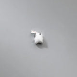 TrustDavis 999 Sterling Silver Carrot Rabbit Beads DIY Fit Bracelet Necklace