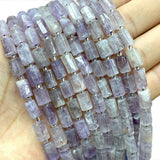 Natural Amethyst Cylinder Spacer Beads for DIY Jewelry Making