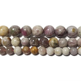 Red Plum Blossom Tourmaline Stone Beads Loose Gemstone