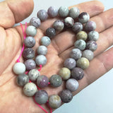 Red Plum Blossom Tourmaline Stone Beads Loose Gemstone