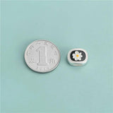 925 Sterling Silver Plumeria Flower Charm Bead for Necklace Bracelet DIY