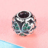 925 Silver Crystal Beads Charms for DIY Jewelry Making
