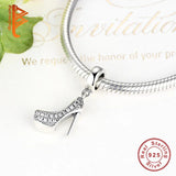 925 Silver Crystal Beads Charms for DIY Jewelry Making
