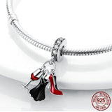 925 Silver Moment Key Ring Bag Charm Holder for Women