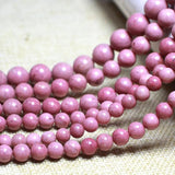5A Natural Rhodochrosite Red Gemstone Beads 4/6/8/10 MM