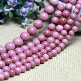 5A Natural Rhodochrosite Red Gemstone Beads 4/6/8/10 MM