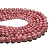 5A Natural Rhodochrosite Red Gemstone Beads 4/6/8/10 MM