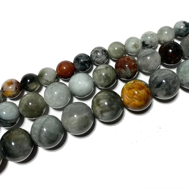 Natural Hawks Eye Gemstone Beads Mix 6/8/10MM