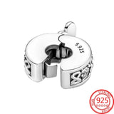 925 Silver Rose Heart-blazing Love Eternal Pendant Fixing Clip