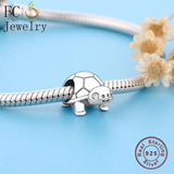 925 Silver Turtle Charms Bracelet Making Kids Berloque