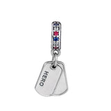 Hero Signature Pendant 925 Sterling Silver Charms for Women Bracelets
