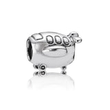 925 Silver Airplane Charm for Women Bracelet