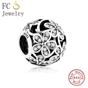 925 Silver Spring Meadow Blooms Flower Charm Bead
