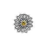 925 Sterling Silver Daisy Flower Clover Charm for Bracelet
