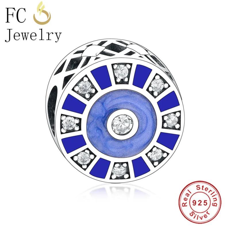925 Silver Evil Eye Charm Bead for Bracelet