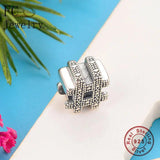 925 Sterling Silver Number Sign # Logo Symbol Spacer Beads Berloque