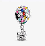 925 Silver Rainbow Balloon Charm Pendant for Bracelet & Bangle