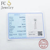 925 Silver Heart Tassel Lace Bead Pendant DIY