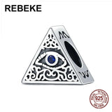 925 Silver Demon Eye Charm Bracelet Making Kit
