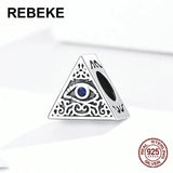 925 Silver Demon Eye Charm Bracelet Making Kit
