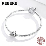 925 Silver Demon Eye Charm Bracelet Making Kit