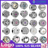 925 Silver Charm Bracelet DIY Stone Chinese Charms Jewelry Making