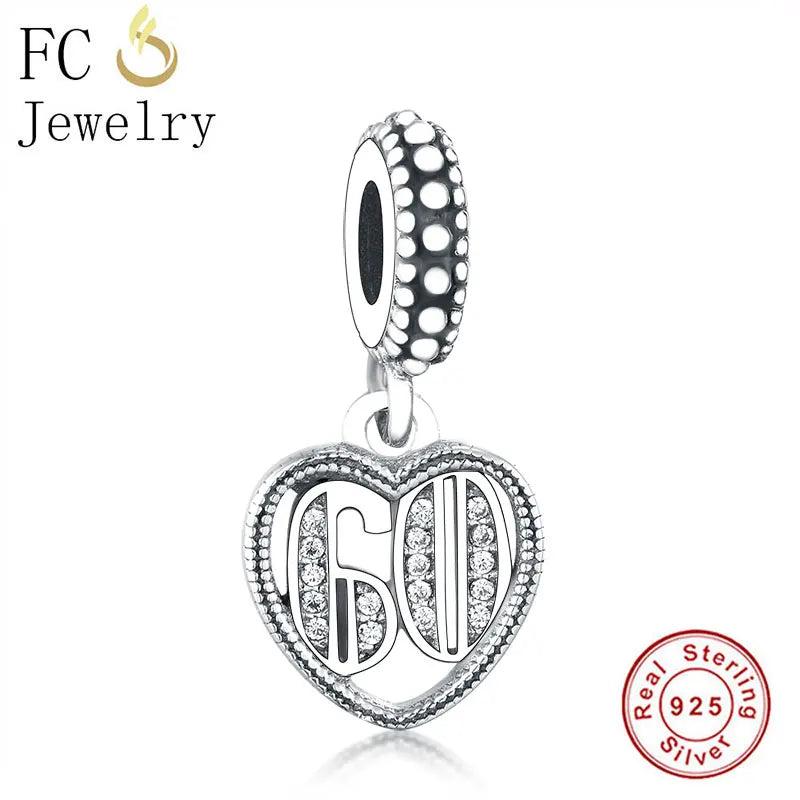 925 Silver Birthday Charms Bracelet for Women