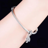 925 Silver Birthday Charms Bracelet for Women