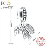 925 Silver Birthday Charms Bracelet for Women