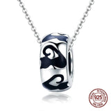 925 Silver Cat Silhouette Charm for Bracelet Beads