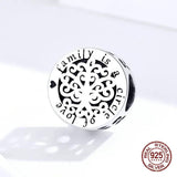Vintage Family Tree Beads 925 Silver Jewelry Making