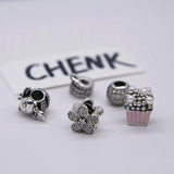 925 Sterling Silver Heart Charms Collection - Chinese Charms