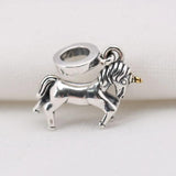 S925 Silver Unicorn Pendant for Lady Bracelet Bangle