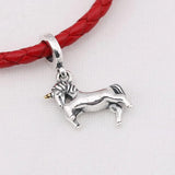 S925 Silver Unicorn Pendant for Lady Bracelet Bangle