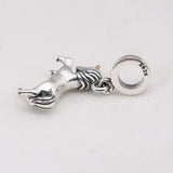 S925 Silver Unicorn Pendant for Lady Bracelet Bangle
