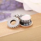 S925 Enchanted Tea Cup Charm for Lady Bracelet Bangle