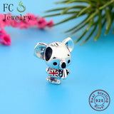 Australia Flag Surfing Koala Beads for Charm Bracelet