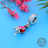 925 Silver Bird Pendant Bead Zirconia for Charm Bracelet