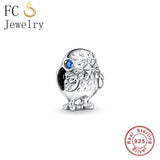 925 Silver Eye Chicken Charm for Bracelet Making
