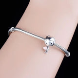 925 Sterling Silver Boy And Girl Bead Charm for Bracelet Making