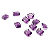 3.2-3.5ct Nano Stone Double-Sided Cutting Rectangle 7X9MM DIY Bare Beads