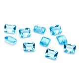 3.2-3.5ct Nano Stone Double-Sided Cutting Rectangle 7X9MM DIY Bare Beads