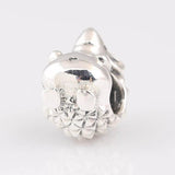 S925 Silver Hedgehog Bead for Women Bracelet DIY