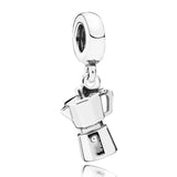 Vintage Espresso Can Charm Bead for Women Bracelet