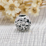 S925 Silver Openwork Dazzling Daisy Fairy Charm for Women Bracelet