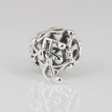 S925 Silver Music Treble Cle Dangle Charm for Women Bracelet