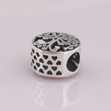 S925 Silver Bead Family Roots Charm for Bracelet DIY Jewelry