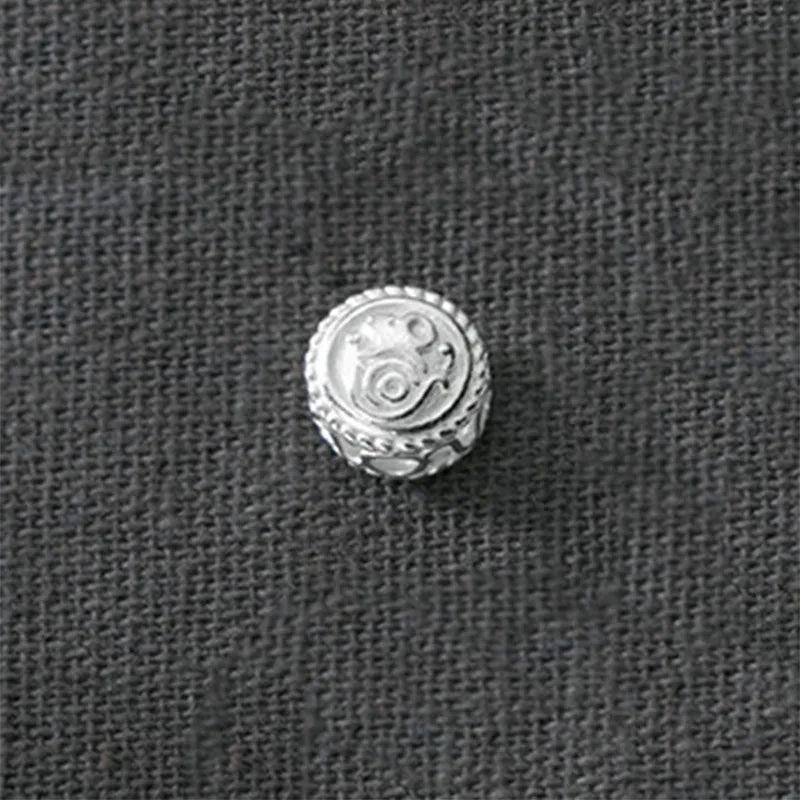 925 Sterling Silver Zodiac Animals Loose Bead DIY Jewelry Accessory