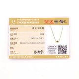 925 Silver Evil Eye Diamond Pendant Necklace for Women Girls Party Fine Jewelry